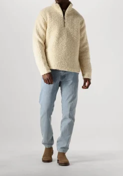 FORÉT forét trui wave half zip ecru Sale