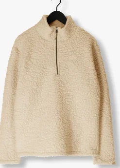 FORÉT forét trui wave half zip ecru Sale