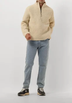 FORÉT forét trui wave half zip ecru Sale