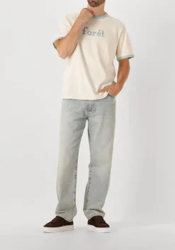 FORÉT ecru forét t-shirt tide t-shirt creme Best