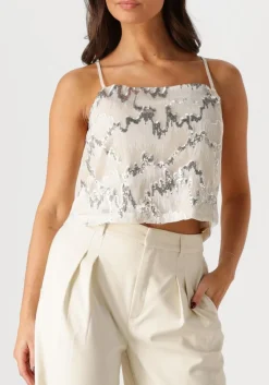 GESTUZ top gzsagina singlet top ecru Clearance