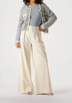 GESTUZ wijde broek gzseaver hw pants ecru Clearance