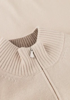 GRAN SASSO trui mock zip ecru Outlet