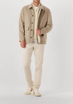 GRAN SASSO trui mock zip ecru Best