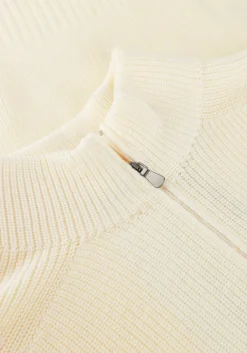 GRAN SASSO trui mock zip ecru Best