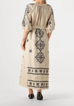 GREEK ARCHAIC KORI maxi jurk 230652 ecru