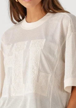 HAUTE L'AMITIÉ haute l'amitié top drift hl lace tee ecru New