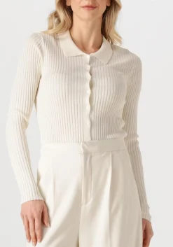 HERSKIND truien/vesten turner knit cardigan ecru Best