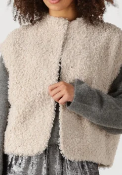 KNIT-TED gilet joshie ecru Clearance