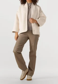 KNIT-TED teddy jas joko ecru