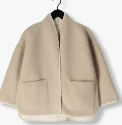 KNIT-TED teddy jas joko ecru