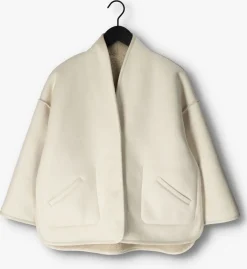 KNIT-TED teddy jas joko ecru