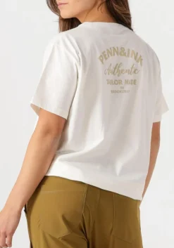 PENN & INK t-shirt t-shirt print ecru Best