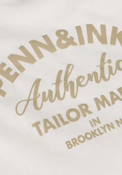 PENN & INK t-shirt t-shirt print ecru Best
