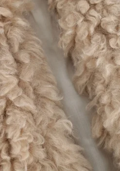 RUBY TUESDAY gilet chrissie fake fur long gilet ecru Best