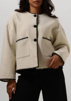 RUBY TUESDAY jack isac jacket with hand embroidery ecru Best