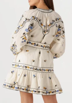 SCARLETT POPPIES mini jurk fiucci short dress ecru Best