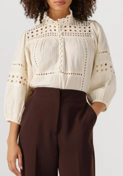 SECOND FEMALE blouses brunie blouse ecru Clearance