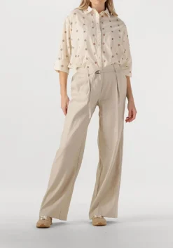 SUMMUM blouses 3/4 sleeve blouse top linen ecru Online