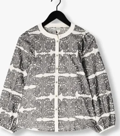 SUMMUM blouses longsleeve bouse tile embroidery ecru Discount