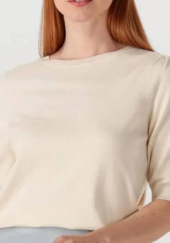 SUMMUM top short sleeve sweater ecru Sale