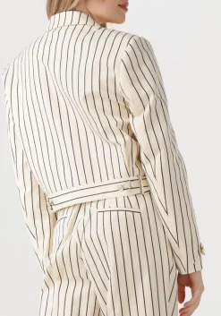 AAIKO blazer ines stripe co 570 gebroken wit Clearance