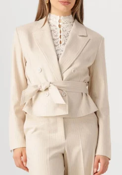 AAIKO blazer mae stripe vis 526 gebroken wit Outlet