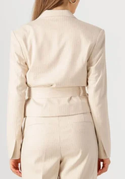 AAIKO blazer mae stripe vis 526 gebroken wit Outlet