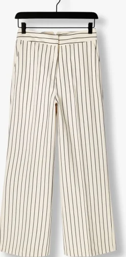 AAIKO pantalon sonja stripe co 570 gebroken wit New
