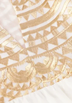 GREEK ARCHAIC KORI mini jurk 330432 gebroken wit Sale