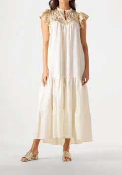 GREEK ARCHAIC KORI maxi jurk 231097 gebroken wit Discount