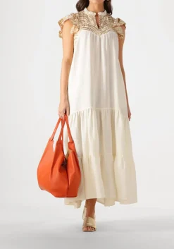 GREEK ARCHAIC KORI maxi jurk 231097 gebroken wit Discount