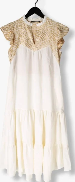 GREEK ARCHAIC KORI maxi jurk 231097 gebroken wit Discount