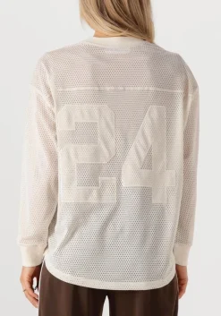 HAUTE L'AMITIÉ haute l'amitié tops & t-shirts drift ls sports blouse gebroken wit Best