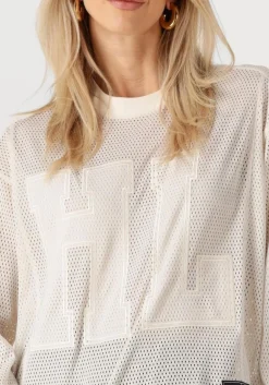 HAUTE L'AMITIÉ haute l'amitié tops & t-shirts drift ls sports blouse gebroken wit Best