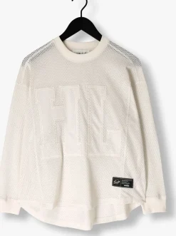 HAUTE L'AMITIÉ haute l'amitié tops & t-shirts drift ls sports blouse gebroken wit Best