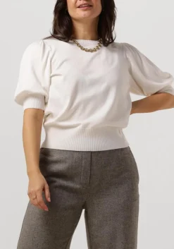 MINUS top liva knit tee gebroken wit New