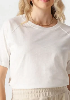 MOSCOW t-shirt steal 128-04 gebroken wit New