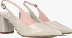 NOTRE-V slingbacks 2315c gebroken wit Hot