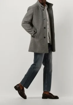 PROFUOMO t-shirt t-shirt short sleeve jersey gebroken wit