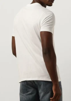 PROFUOMO t-shirt t-shirt short sleeve jersey gebroken wit