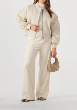 ROSEMUNDE top billie sl drape top gebroken wit Hot