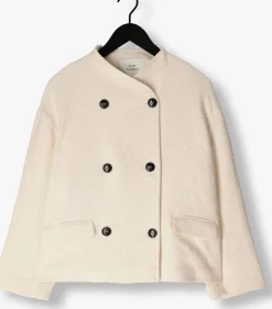 RUBY TUESDAY jack maya long double breasted coat gebroken wit New