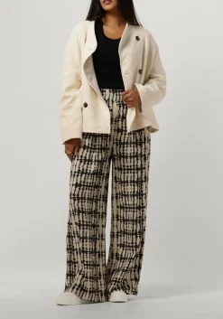 RUBY TUESDAY jack maya long double breasted coat gebroken wit New