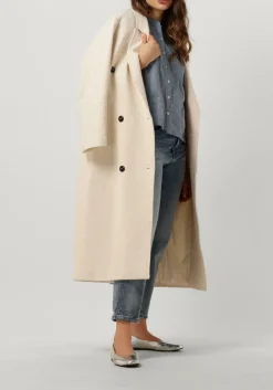 RUBY TUESDAY mantel may longdouble breasted coat gebroken wit Best