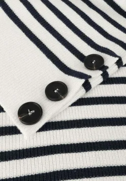 SUMMUM trui oversized sailor sweater nautical knit gebroken wit Sale