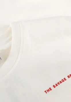 THE SAVAGE REPORT t-shirt tsr optic gebroken wit Discount