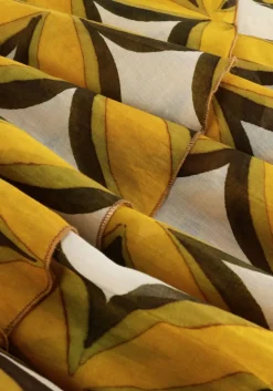 AMAYA AMSTERDAM gele mini jurk cherry dress geel New