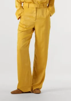 AMAYA AMSTERDAM gele pantalon bellini pants geel