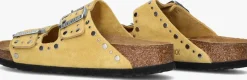 BIRKENSTOCK gele teenslippers arizona rivet border geel Hot